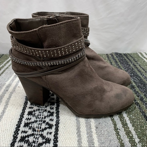 BONGO Shoes - Boho Bongo Faux Leather Vegan Booties sz 10M
